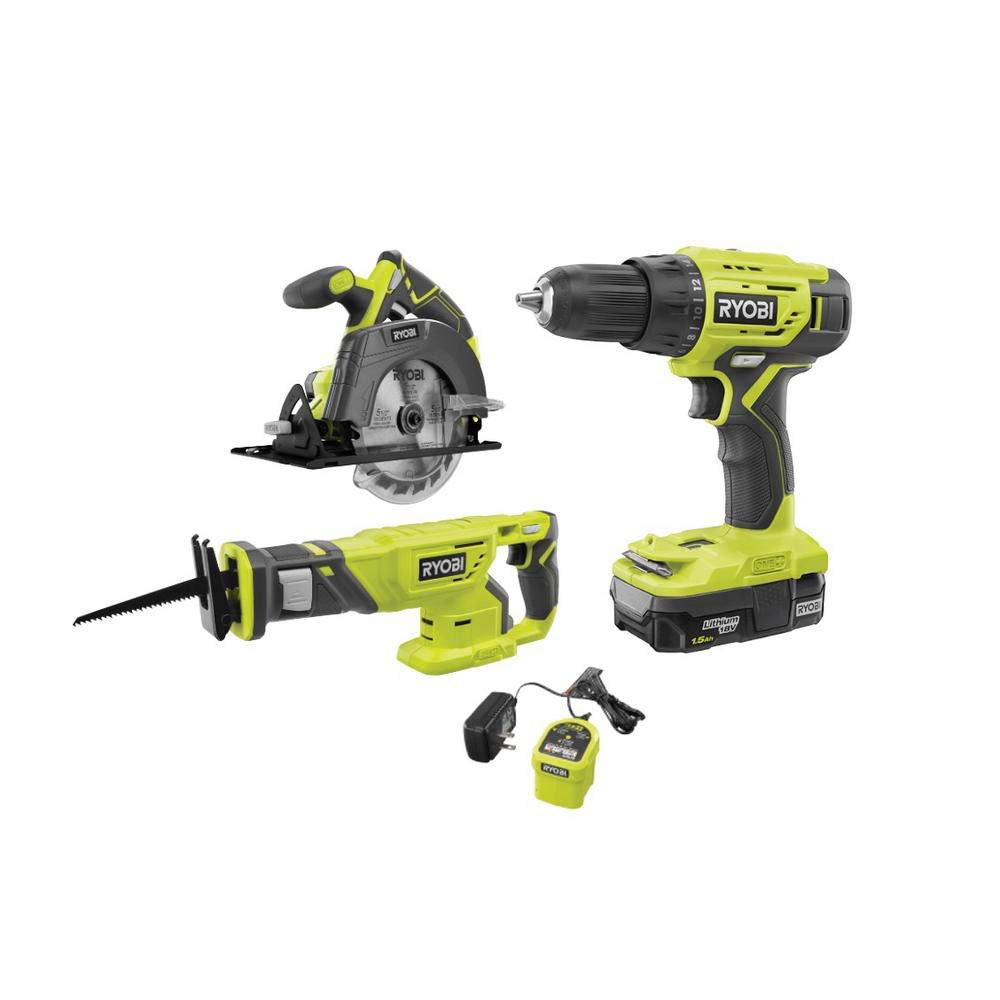 18V Cordless 3-Tool Combo Kit with Battery and Charger I1699