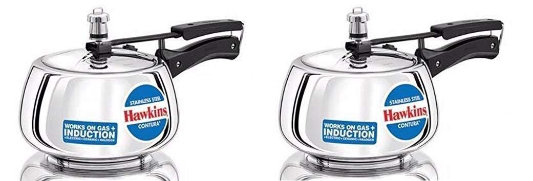 Stainless Steel Pressure Cooker Set of 2 Z6881