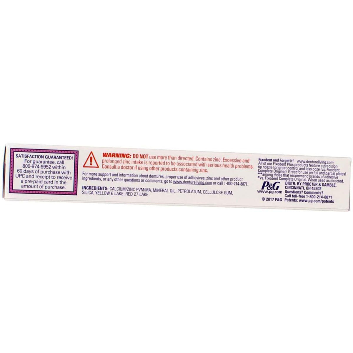 Denture Adhesive Cream 2 oz (Pack of 7) F9301