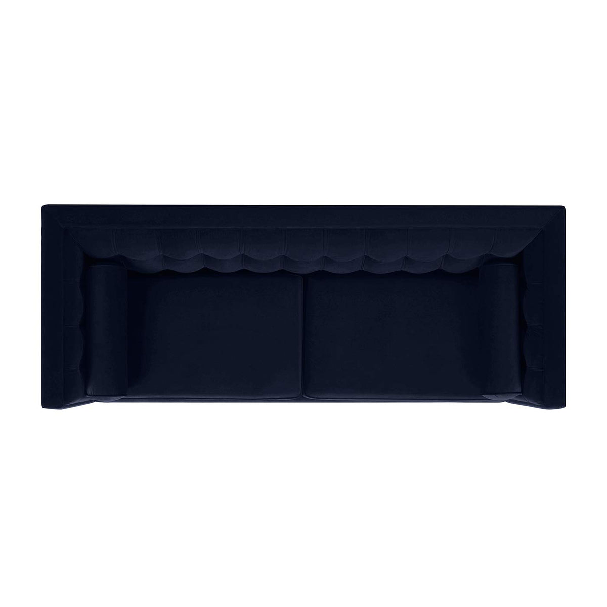 Dark Navy Blue Performance Velvet Tufted Sofa Q1064