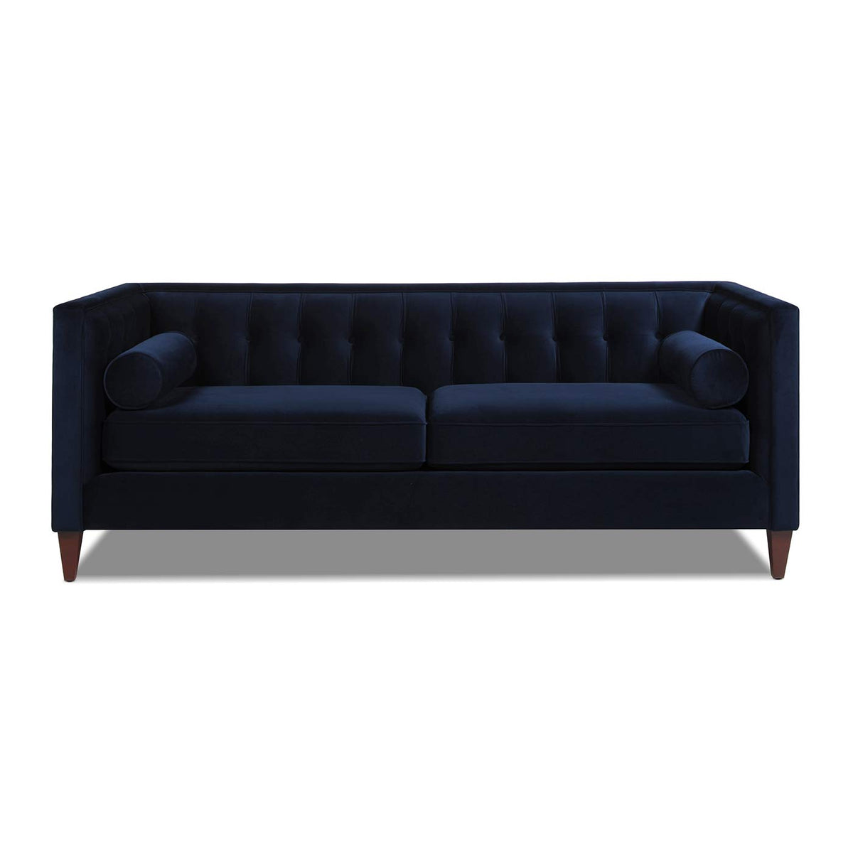 Dark Navy Blue Performance Velvet Tufted Sofa Q1064