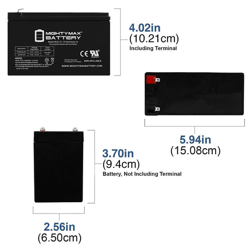 12 Volt 8 AH Rechargeable SLA AGM Battery H635