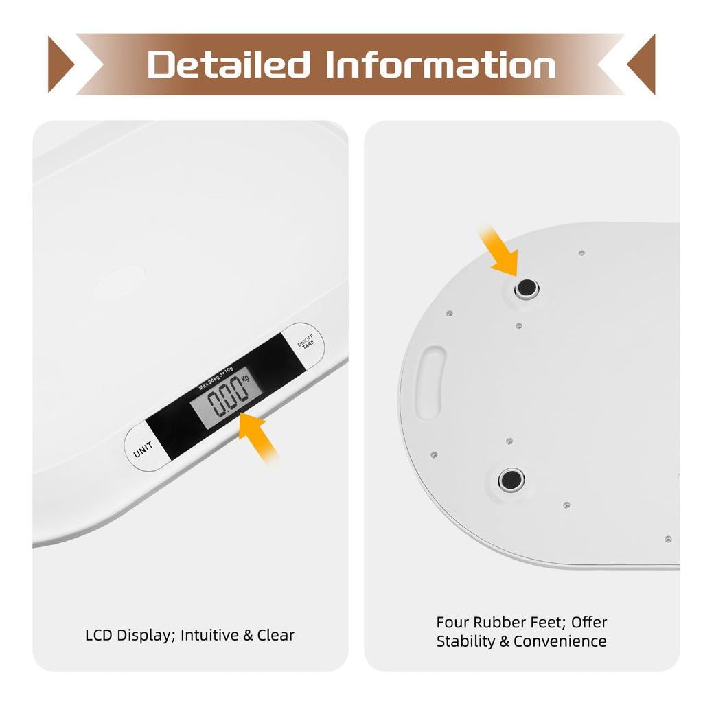 Digital Infant Scale 20kg/44lb LCD Display M132401