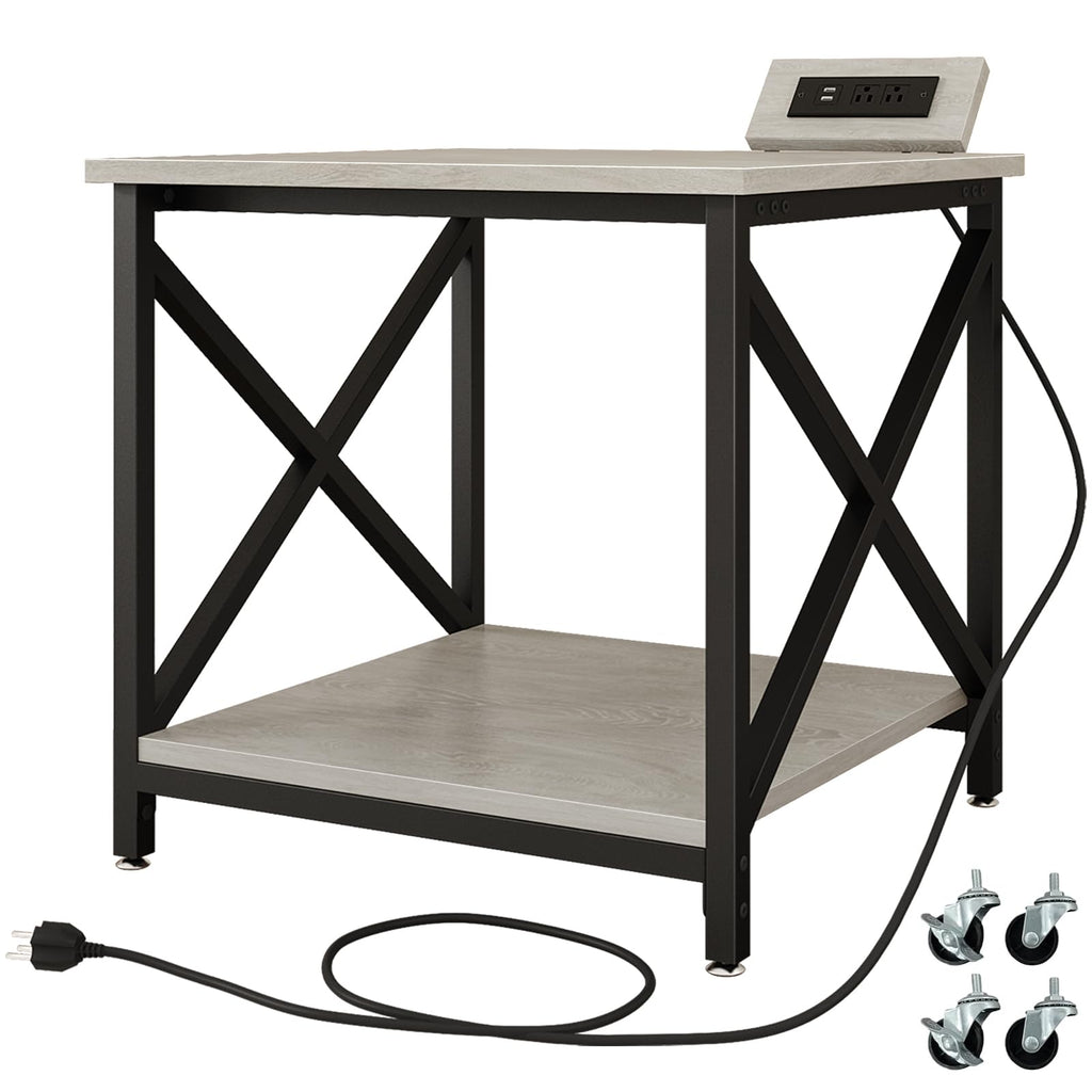 24"x23.6" Printer Stand with Power Outlet O53430