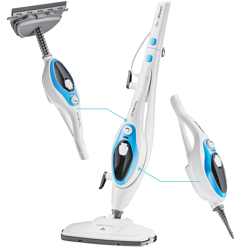 10-in-1 Steam Mop with Detachable Handheld Steam Cleaner A3403