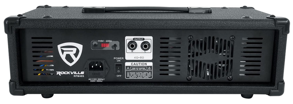 10" DJ PA Speaker Pair with Powered Mixer W207