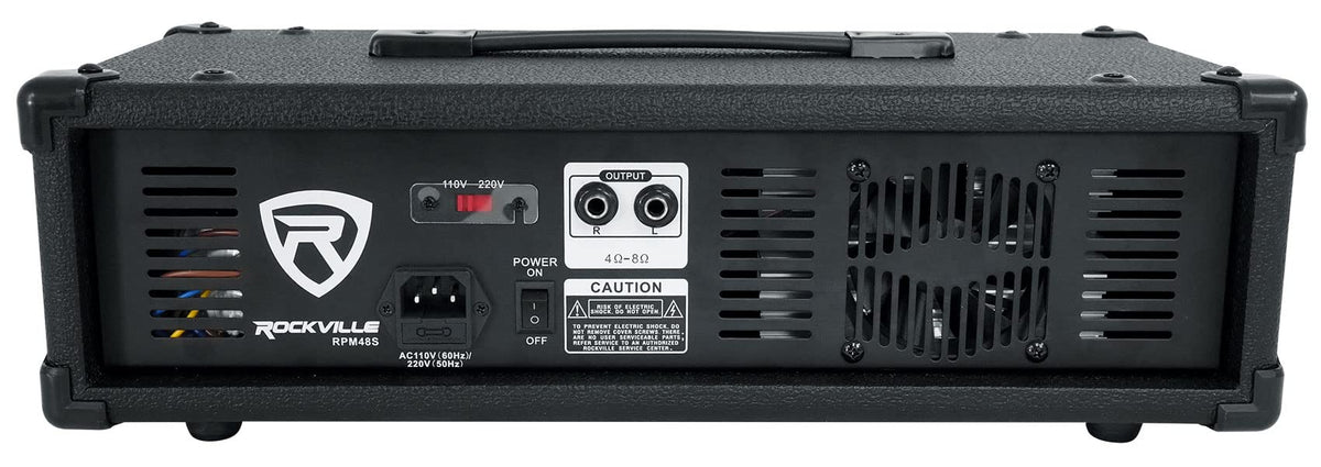 10" DJ PA Speaker Pair with Powered Mixer W207