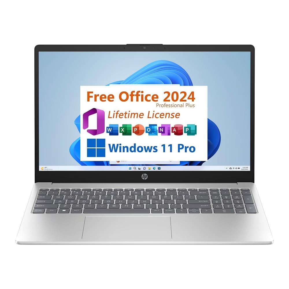 15.6 inch FHD IPS Windows Laptop AMD Ryzen 5 8GB RAM 512GB SSD Natural Silver Q9963