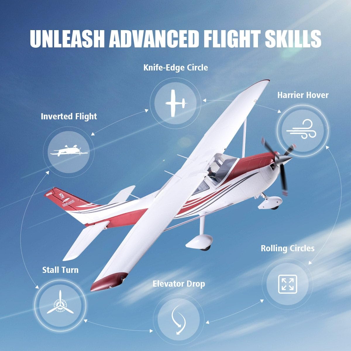 1500mm Cessna 182 Remote Control Airplane V23492