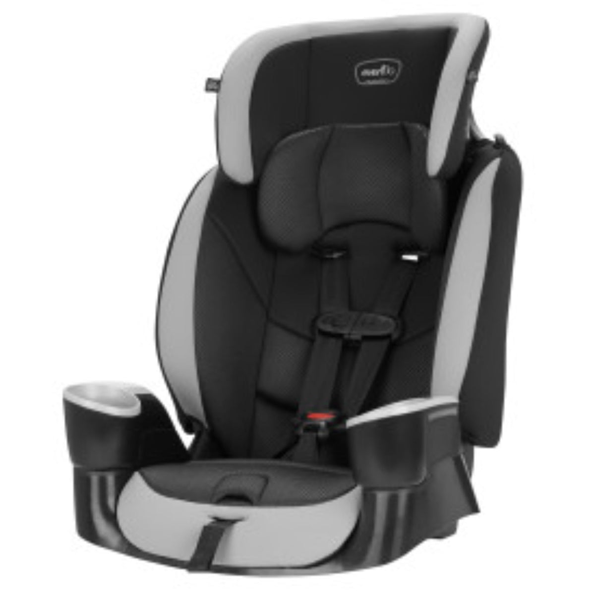 High-Back Booster Car Seat with Harness, 22 to 110lbs, Granite Gray U949801