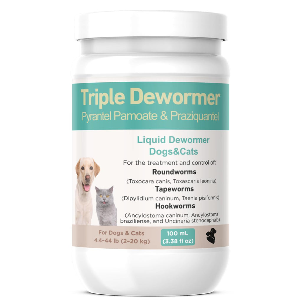 Broad Spectrum Pyrantel Pamoate and Praziquantel Dewormer Liquid 3.38 fl oz R66671