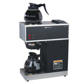 12-Cup Commercial Coffee Brewer with Glass Decanters I2868
