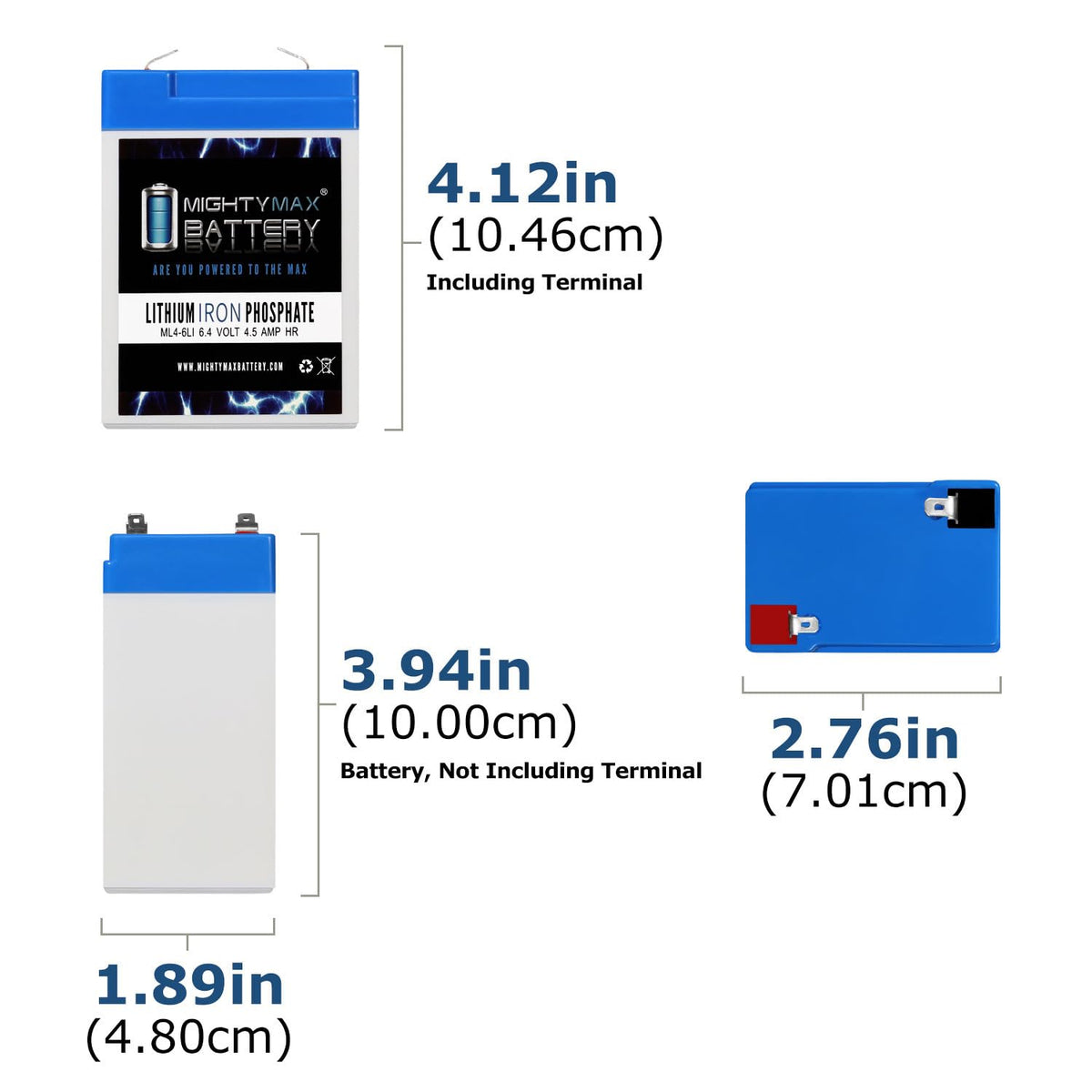 6V 4.5AH Lithium Replacement Battery P4099