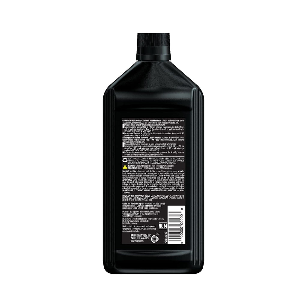 Automatic Transmission Fluid, 1 Quart, Pack of 6 K649