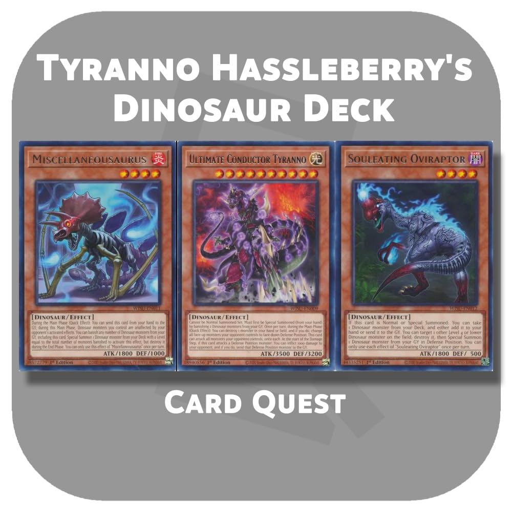 Custom Deck for Yu-Gi-Oh! GX Dinosaur Deck F9059