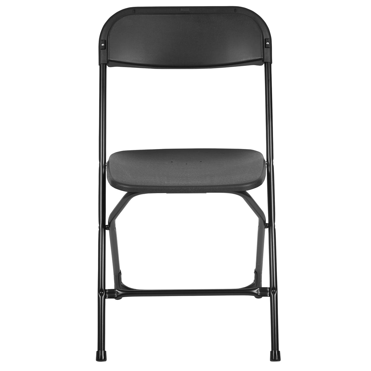 Black Plastic Folding Chair 10-Pack E856