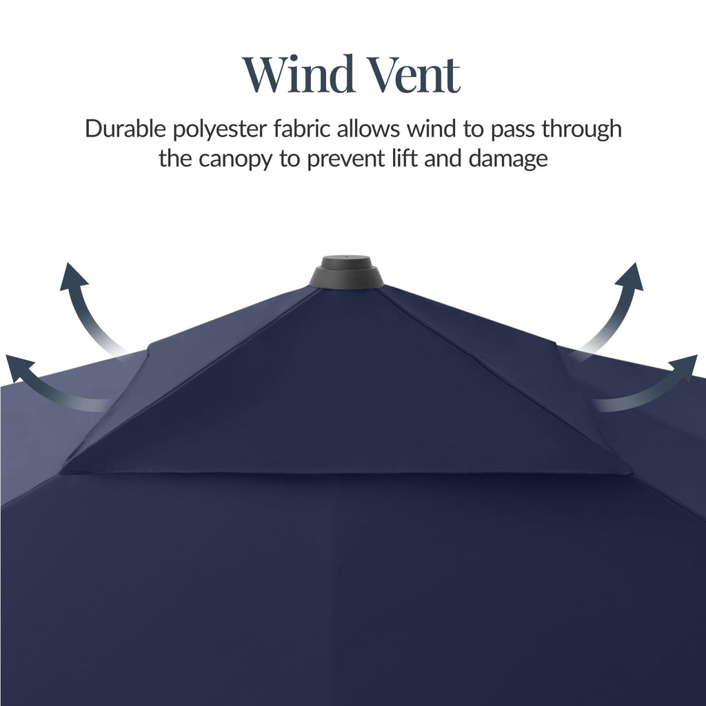 10x10ft Cantilever Patio Umbrella with 260 GSM Canopy and Aluminum Frame Q603