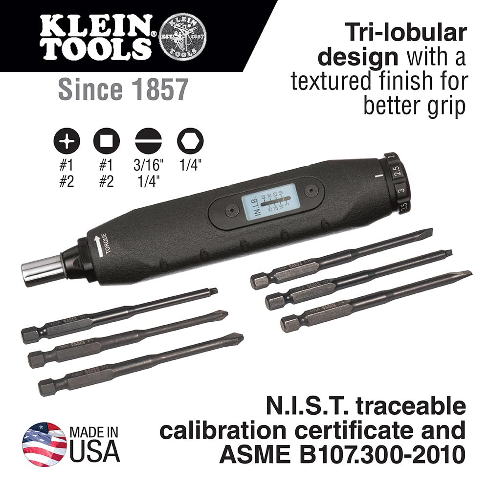 Screwdriver Set with Phillips Slotted Square Bits 6-Piece A887242
