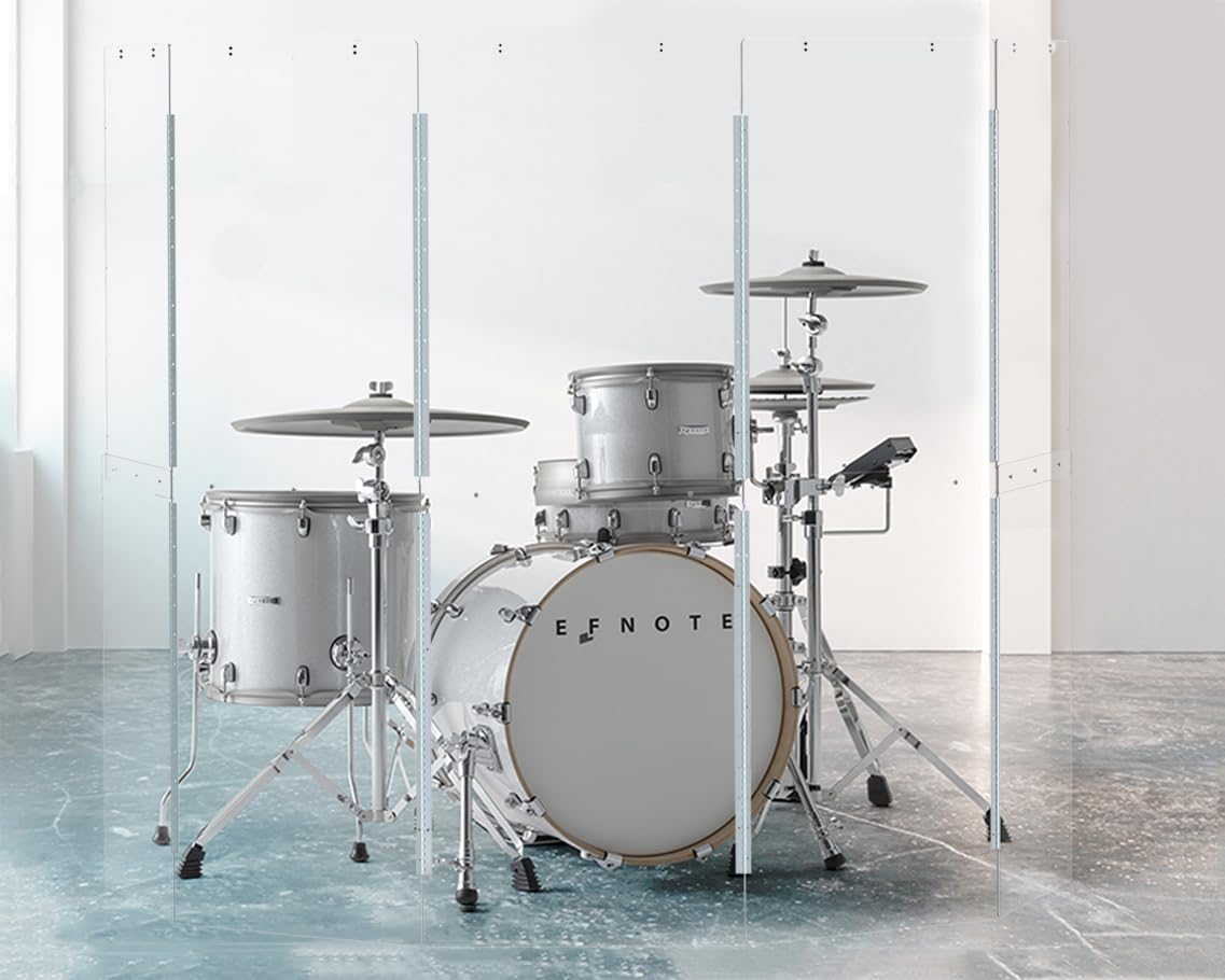 Portable Drum Shield Panels 5-Panels 2ft x 5ft N60129