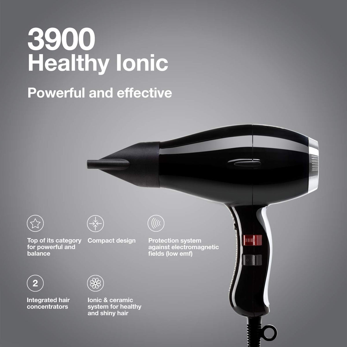 1875W Ionic Ceramic Hair Dryer S231
