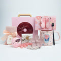 Pink Flannelette Gift Box with Coffee Mug O75743