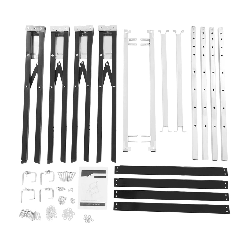 2-Pack Folding Saw Horses Height Adjustable Steel Construction X503744