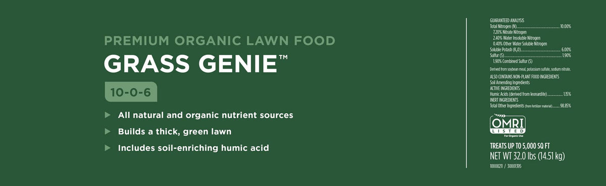 10-0-6 Organic Grass Fertilizer 32 lb Bag H280
