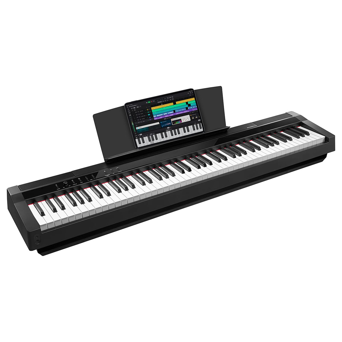 88 Key Weighted Hammer-Action Digital Piano with Sustain Pedal, Black V7776
