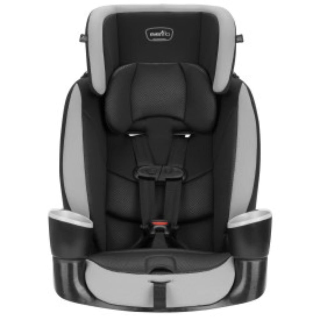 High-Back Booster Car Seat with Harness, 22 to 110lbs, Granite Gray U949801
