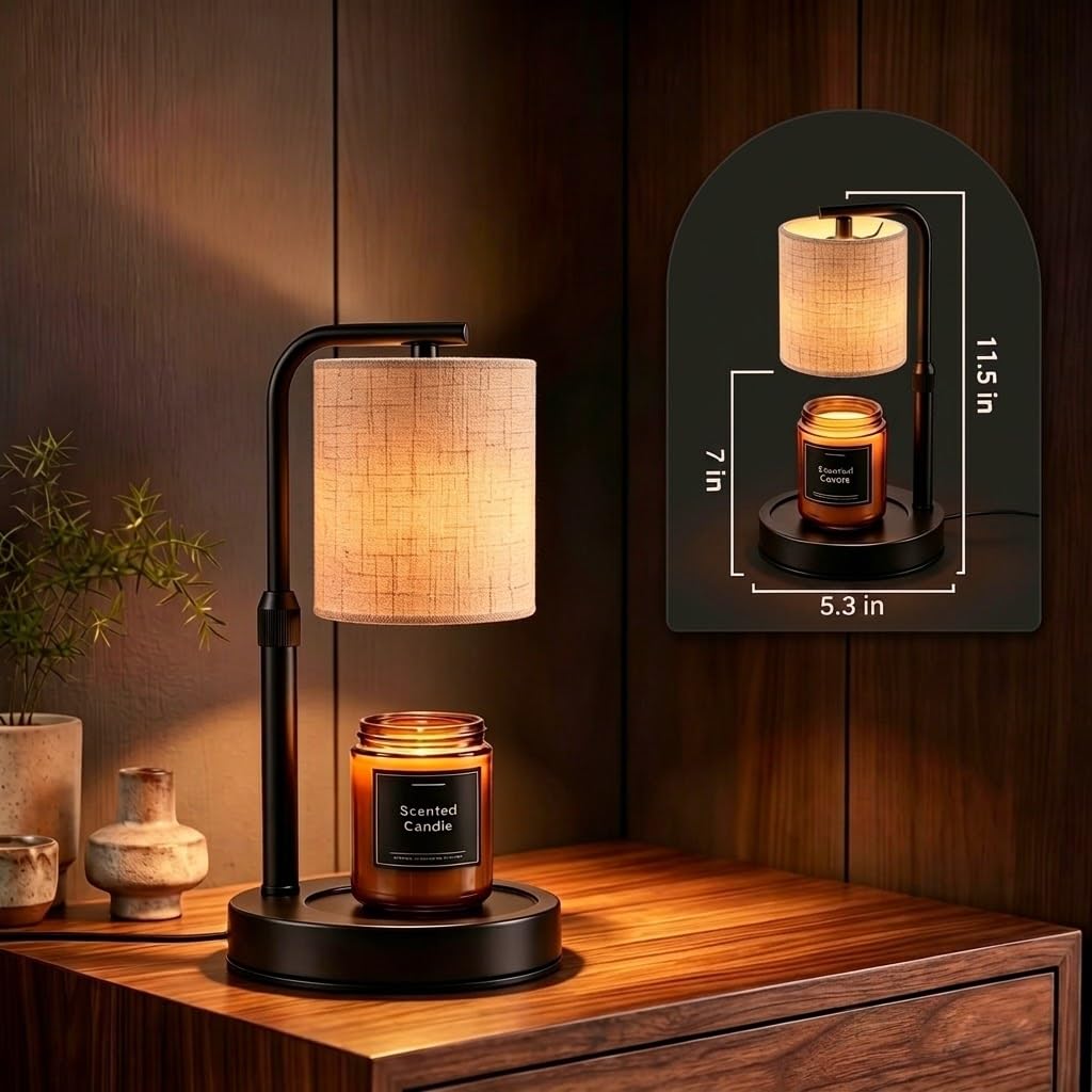 Dimmable Candle Warmer Lamp with Timer F6547