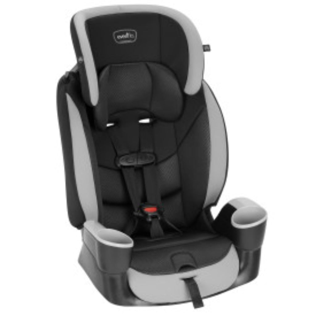 High-Back Booster Car Seat with Harness, 22 to 110lbs, Granite Gray U949801