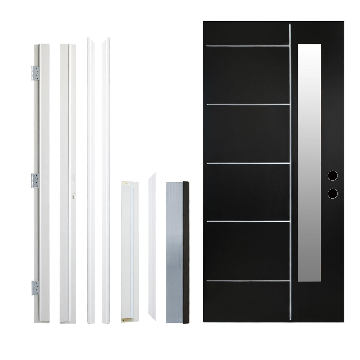36"x 80" Fiberglass Entry Door with Brickmould T782660