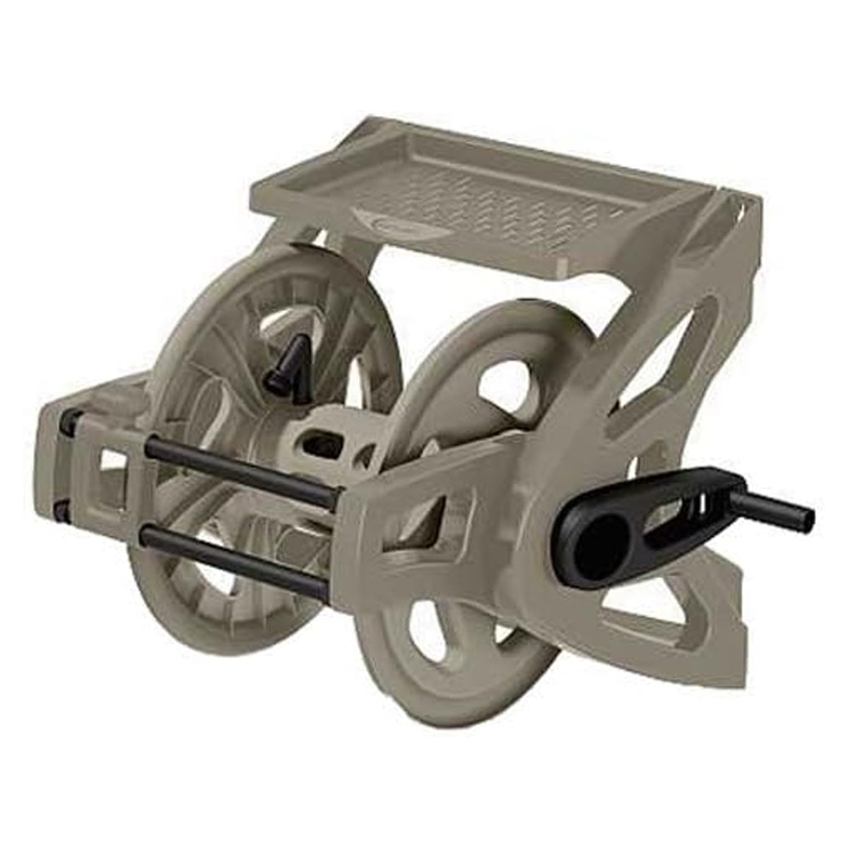 Wall-Mount Hose Reel with Storage Tray F6792