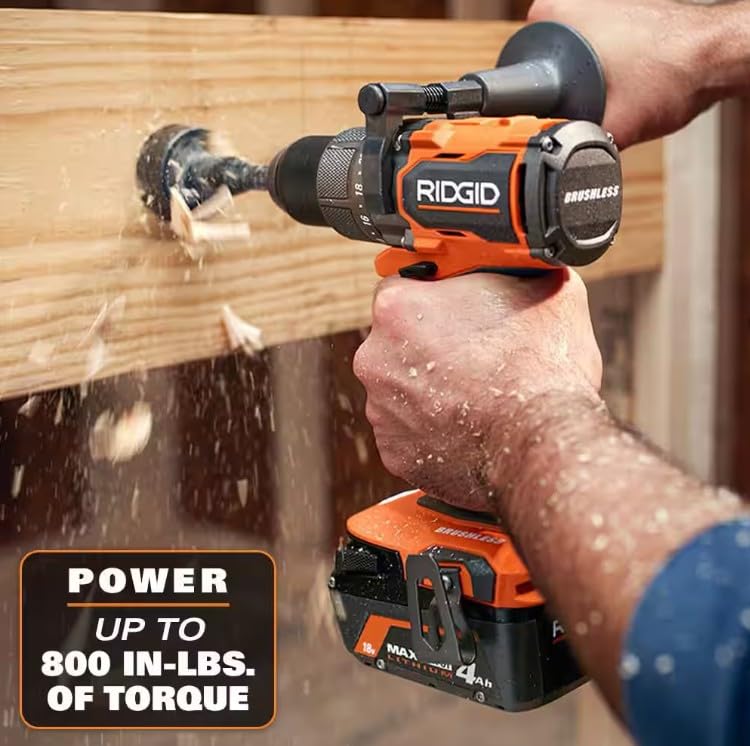 18V Brushless Cordless 1/2 in. Drill/Driver Kit with 2.0 Ah Battery and Charger F926846