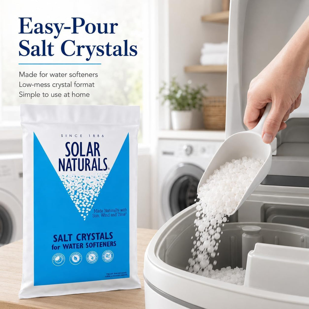 40 lb Natural Solar Salt Crystals P93007
