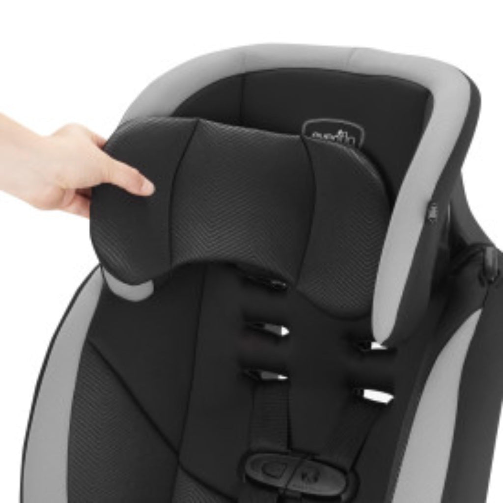 High-Back Booster Car Seat with Harness, 22 to 110lbs, Granite Gray U949801