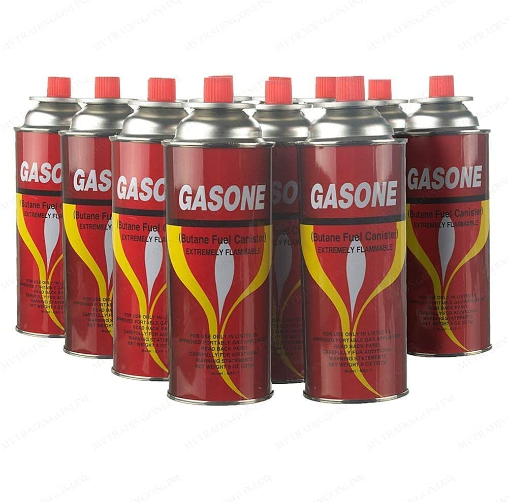 Butane Fuel Canisters Set of 8 O269