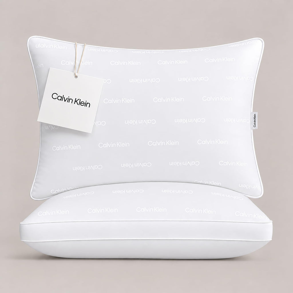 Queen Size Set of 2 Medium Soft Pillows W121994