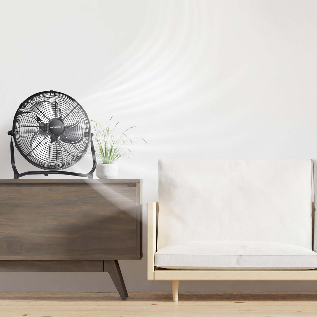 20 in. 3 Speed Metal Floor Fan with Tilting Head T30038