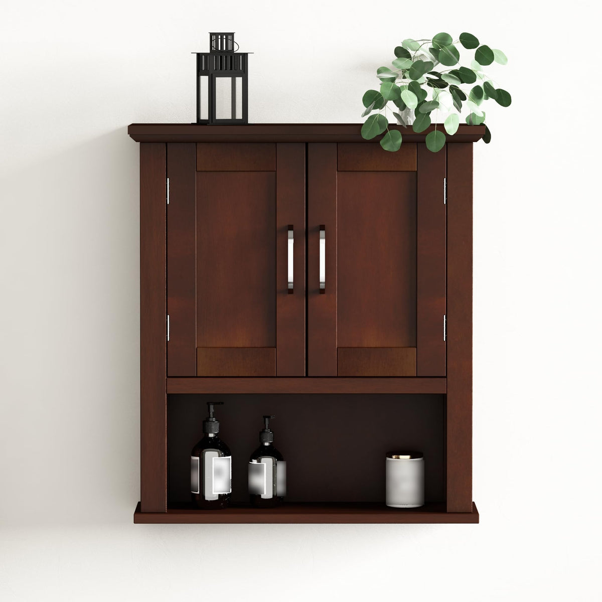 Wood Bathroom Wall Cabinet with Door Z45202