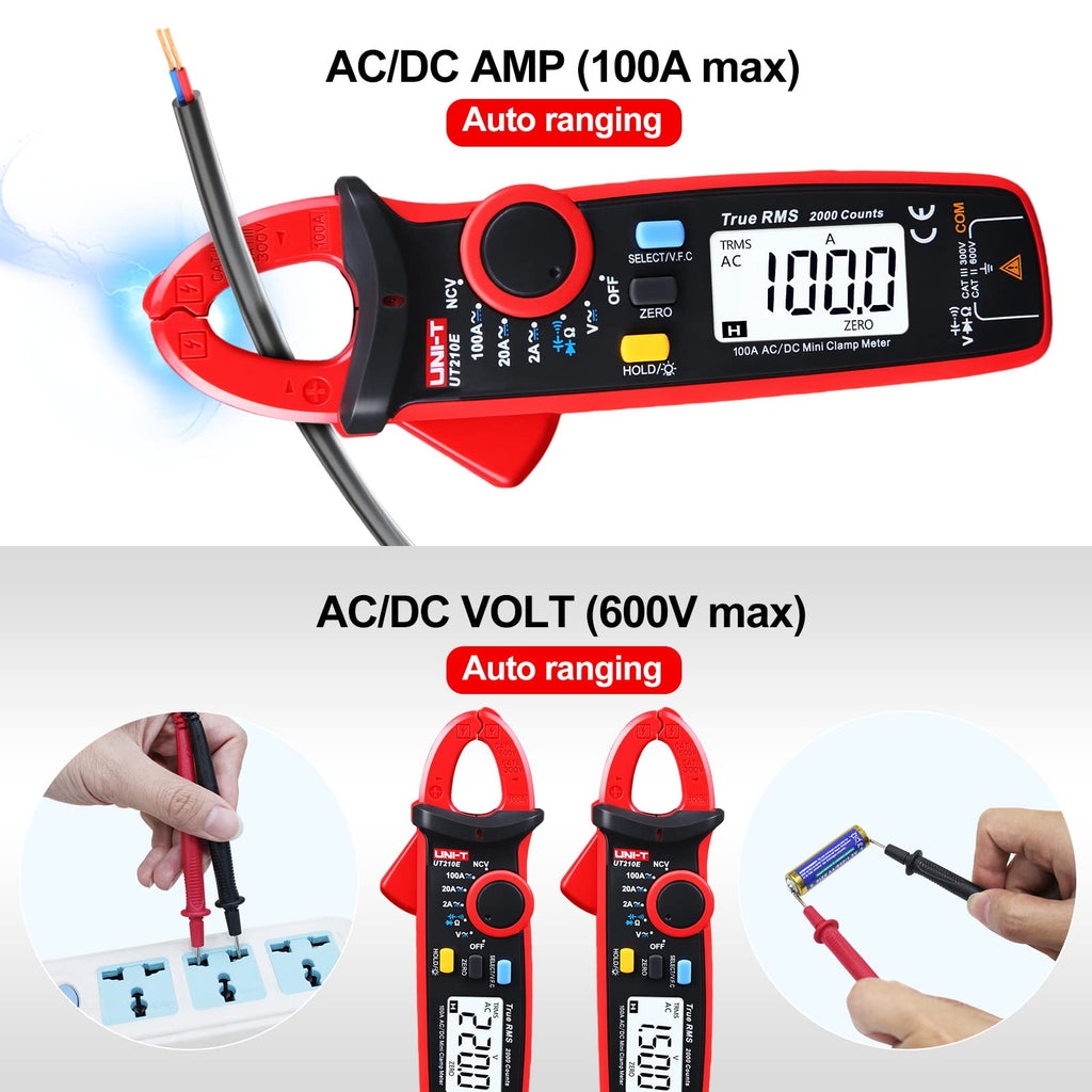 Mini Digital Clamp Meter & Phillips Screwdriver Q405