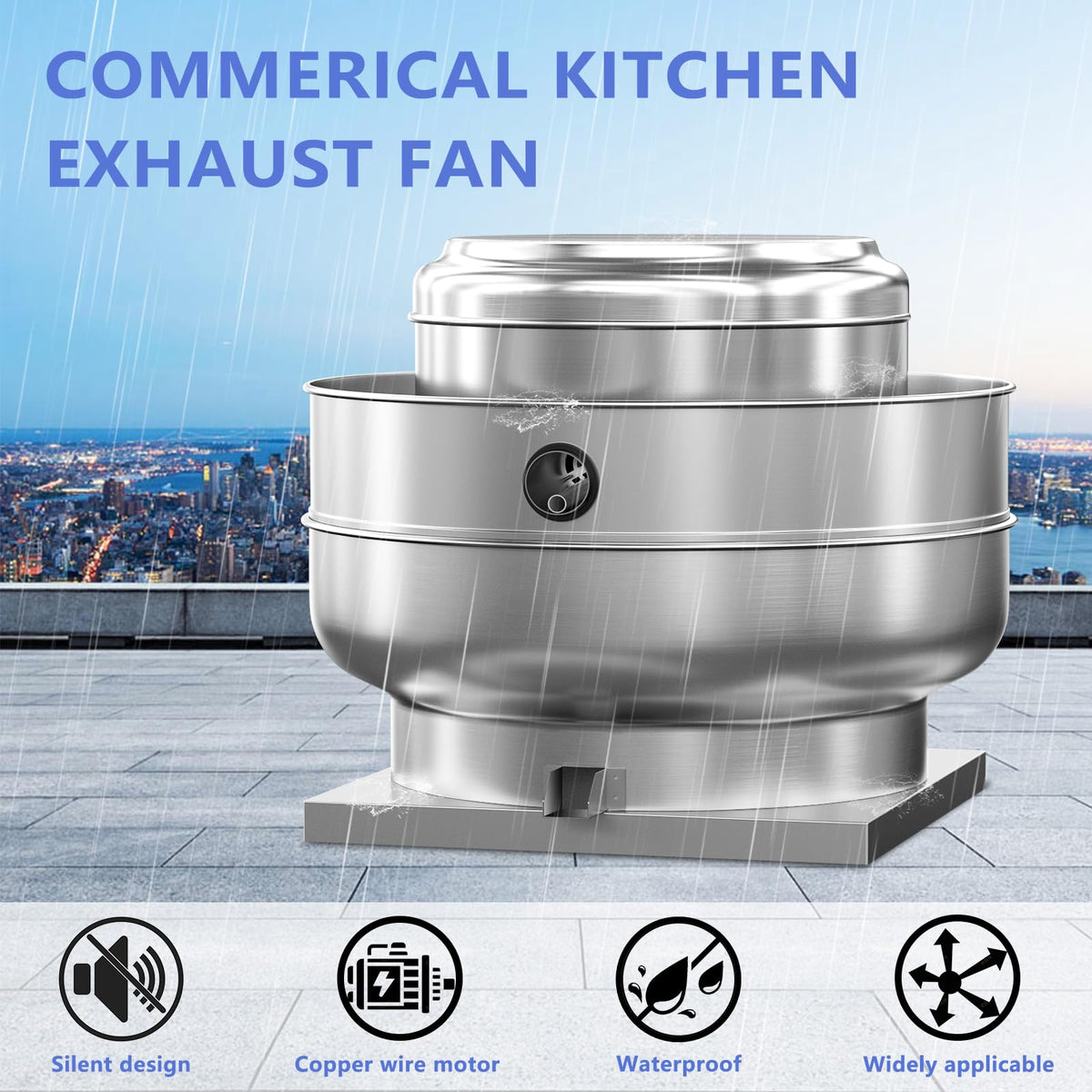 Exhaust Fan 2HP 208-230V Single Phase 6300 CFM I328