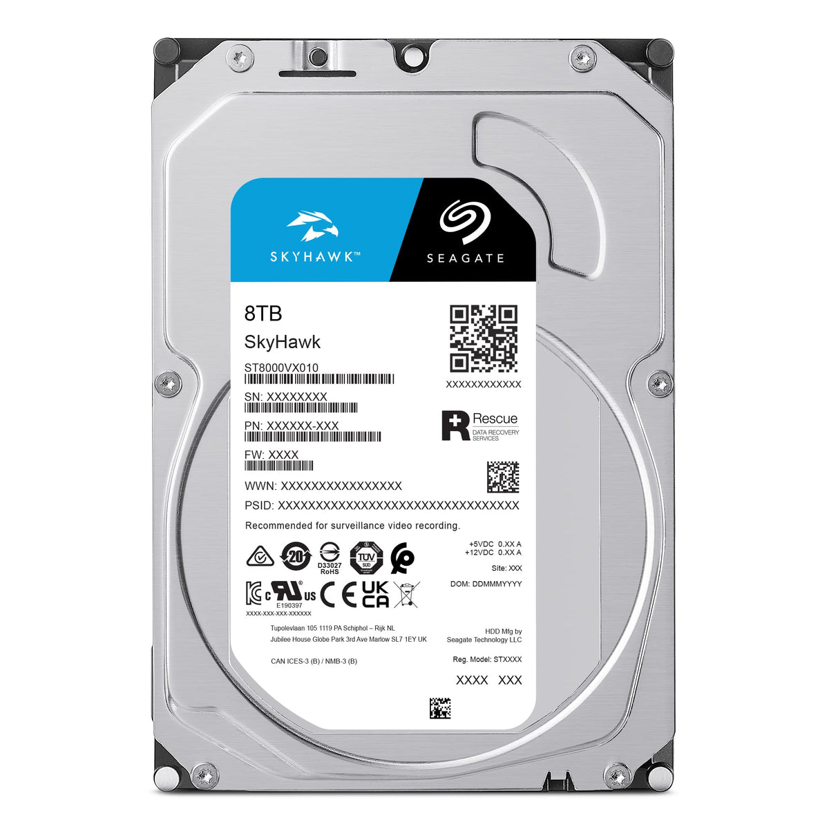 8TB 3.5 Inch SATA Internal Hard Drive T922