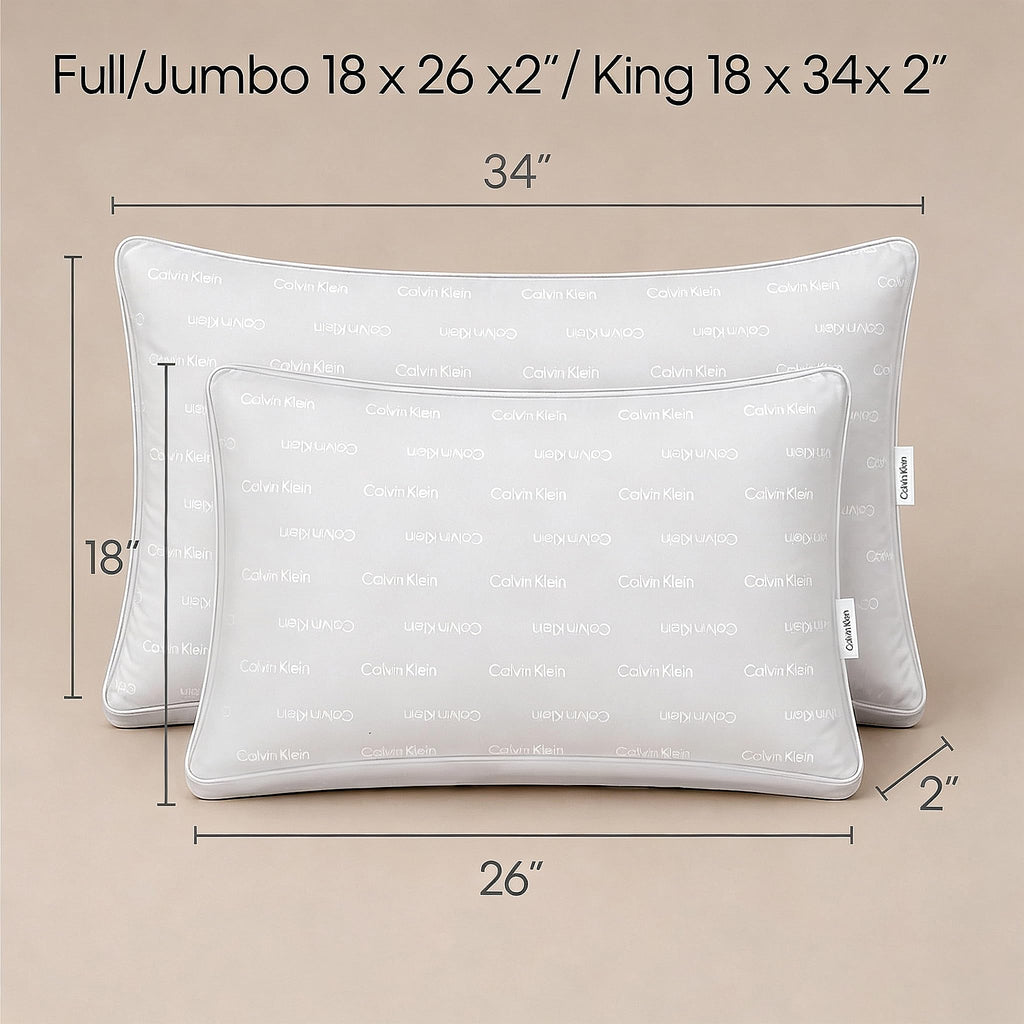 Queen Size Set of 2 Medium Soft Pillows W121994