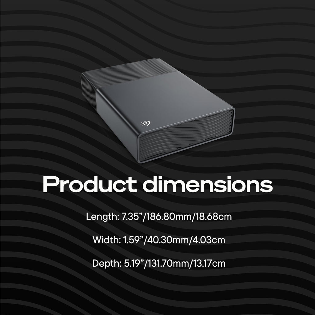 8TB External Hard Drive Desktop HDD C96320