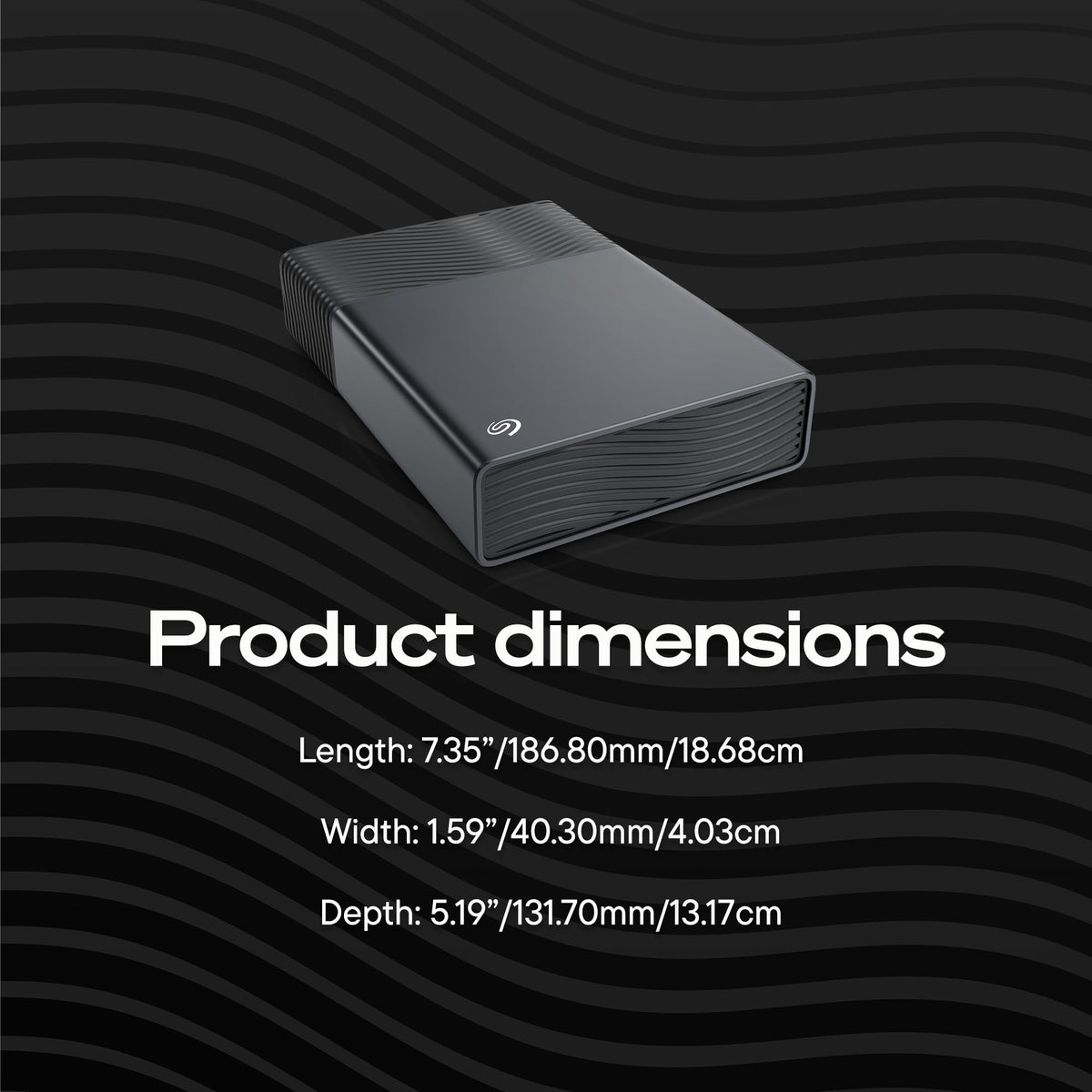 8TB External Hard Drive Desktop HDD C96320