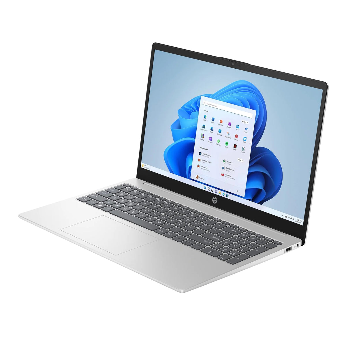 15.6 inch FHD IPS Windows Laptop AMD Ryzen 5 8GB RAM 512GB SSD Natural Silver Q9963