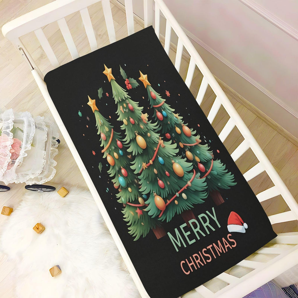 Soft Breathable Stretchy Microfiber Crib Sheets S709