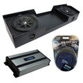 Dual 12" Loaded Sub Box Enclosure with Amplifier N48185