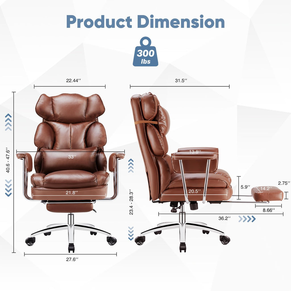 Ergonomic PU Leather Office Chair Q757